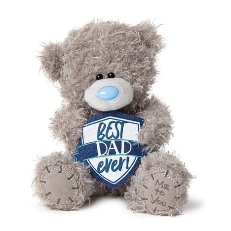 7" Best Dad Ever Shield Me to You Bear £9.99